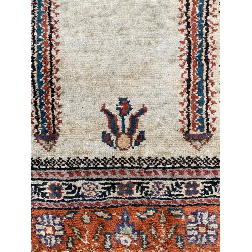 92 - Small Decorative Hand Made Ground Rug 117cm x 58cm