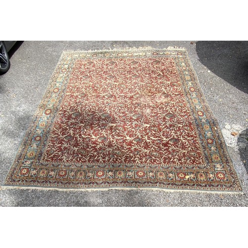 98 - Large Decorative Hand Made Ground Rug 345cm x 275cm