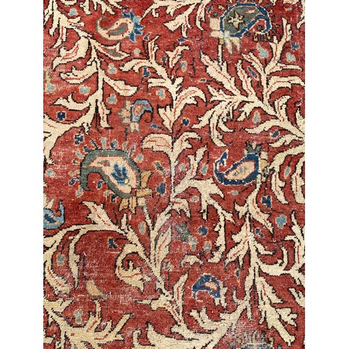 98 - Large Decorative Hand Made Ground Rug 345cm x 275cm