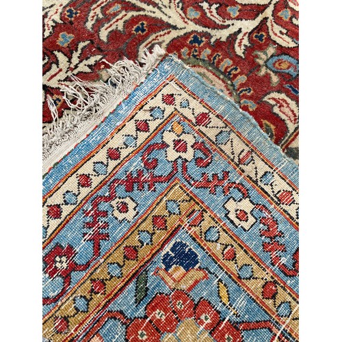 98 - Large Decorative Hand Made Ground Rug 345cm x 275cm