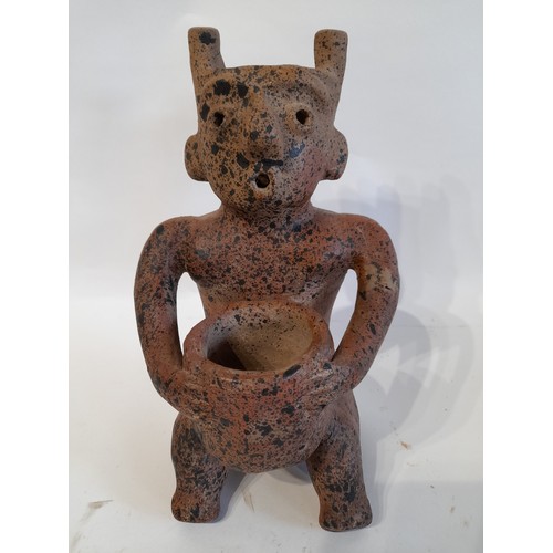 154 - South American Terracotta Figure 27cm high