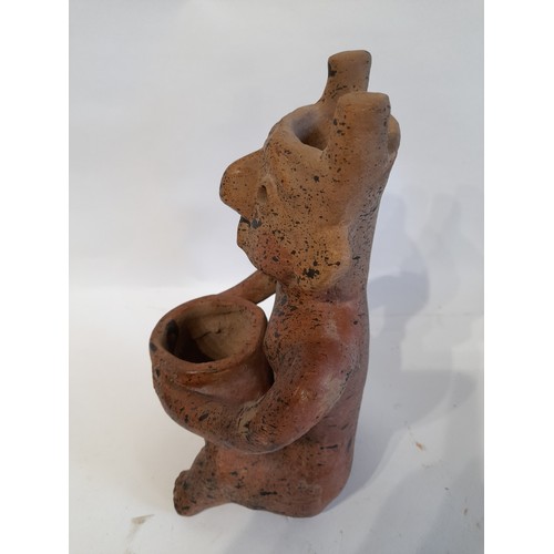 154 - South American Terracotta Figure 27cm high