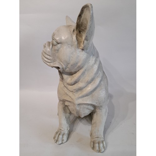 188 - Composite French Bulldog, 43cm high