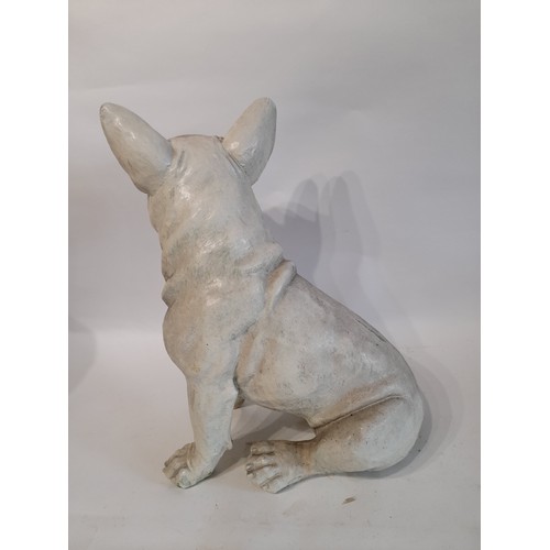 188 - Composite French Bulldog, 43cm high