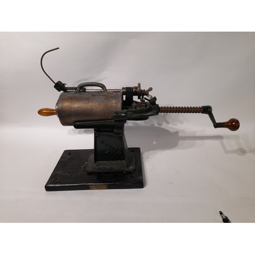 198 - Vintage Hand Crank Sausage Maker, 30cm high