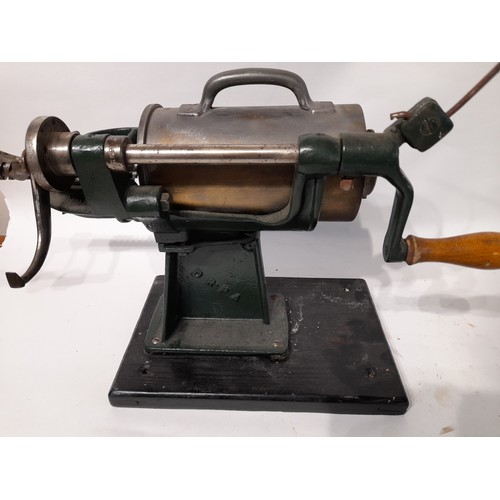 198 - Vintage Hand Crank Sausage Maker, 30cm high