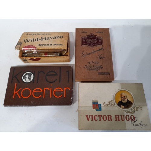 202 - 4 x Cigar Boxes with a Quantity of Cigars