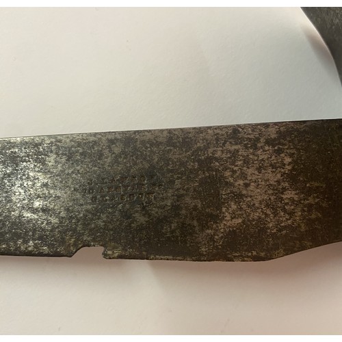 322 - Antique Blade / Knife with Marking 'J Lawson, Glasgow'. 47cm Length