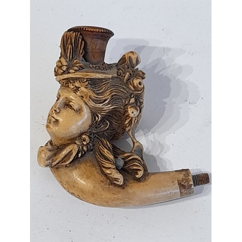 209 - Meerschaum Pipe carved in the form of a young lady