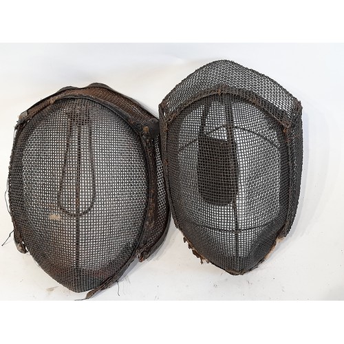 220 - 2 x vintage Fencing Masks