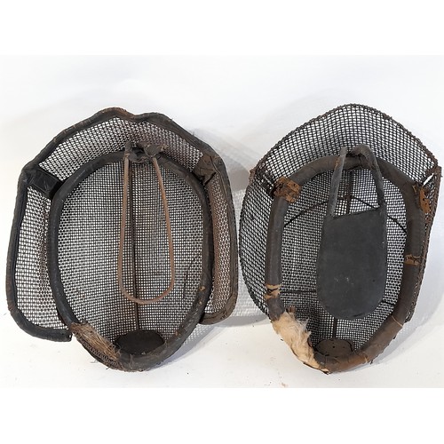 220 - 2 x vintage Fencing Masks