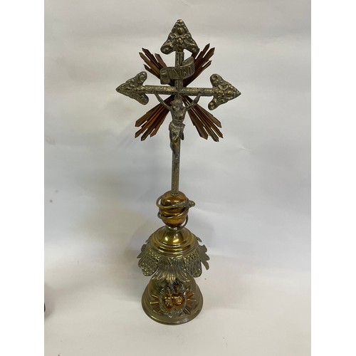 251 - Vintage French Crucifix 
48cms High