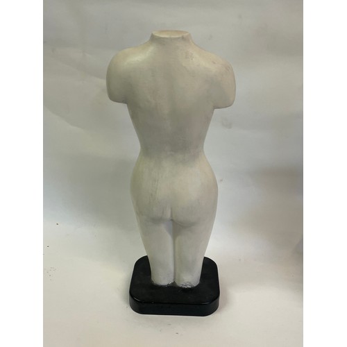 252 - Vintage Composite Statue Of A Human Torso
42 cms High