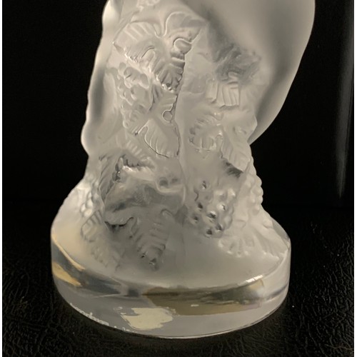 274 - Lalique Opalescent Crystal Statue Entitled ‘LE FAUNE ‘ Depicting Thé Dancing Lovers Of Pan And Diana... 