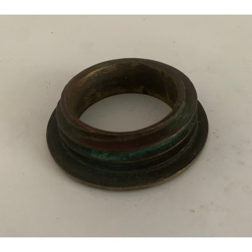 149A - Similar To Previous Lot
Antique Brass Beer Barrel Bung Collar From Wm. STONES Ltd. Sheffield
7.5 cms... 