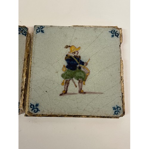 268 - Pair Of 18/19thC Delft Tiles
14 x 14 cms