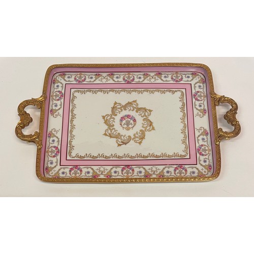 272 - Vintage Porcelain Tray By LIMOGE 
34 x 21 cms