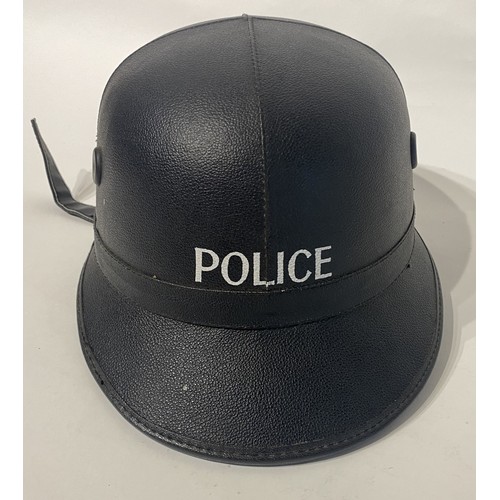 224 - Vintage Original 'The Corker' Police Helmet. 27cm Length x 20cm Width x 15cm Height