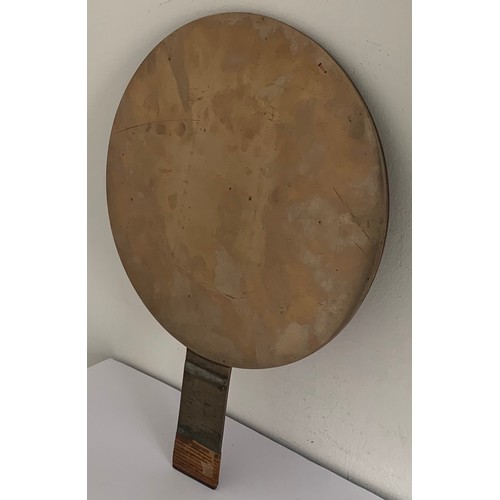 294 - 19thC Bronze Japanese Geisha Mirror
24 cms diameter