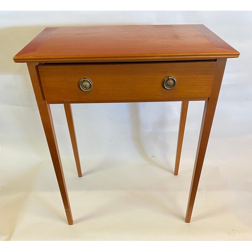 31 - Vintage Single Drawer Hall Table. 57 x 37 x 68 cms