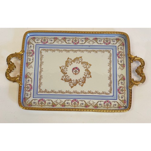 273 - Similar To Previous Lot 
Vintage Porcelain Tray By LIMOGE
34 x 21 cms