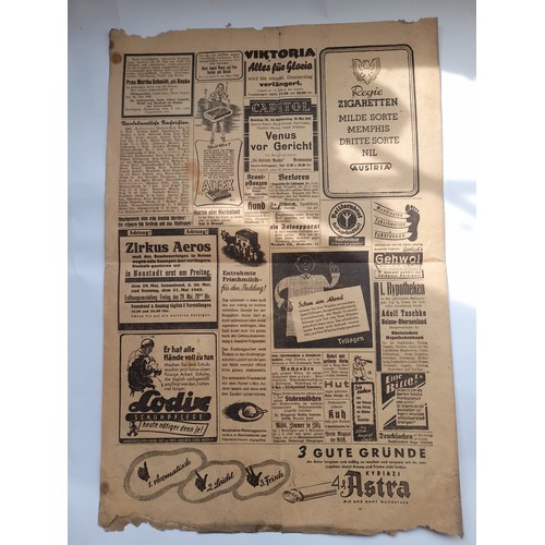 116 - Collectable German Newspaper relating to WW2 dated 26 MAI 1942