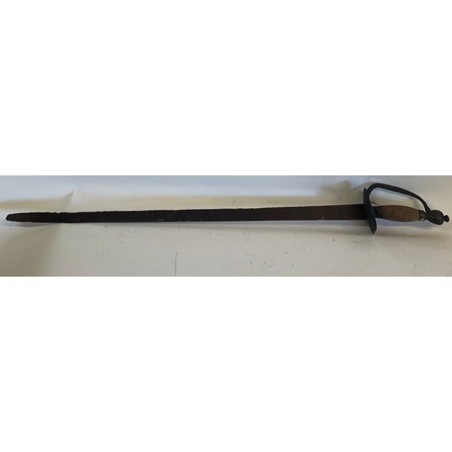 545 - Antique Military Sword / Hanger. 87 cms Long