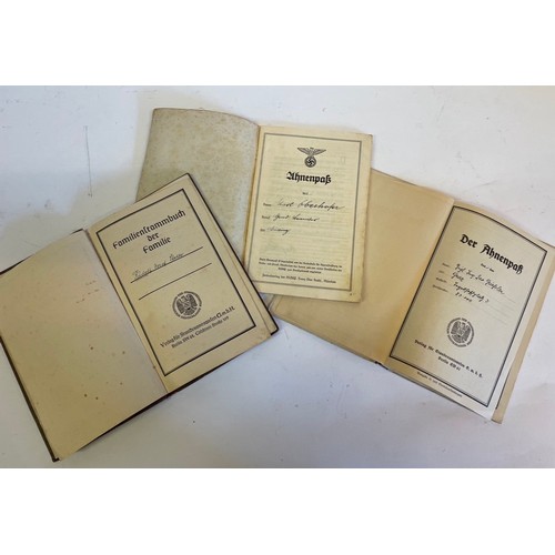 550 - Three WW2 German Passports To Include Rudolf Stolle Etc (3)