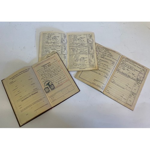 550 - Three WW2 German Passports To Include Rudolf Stolle Etc (3)