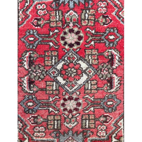 88A - Small Decorative Hand Made Ground Rug 91cm x 56cm