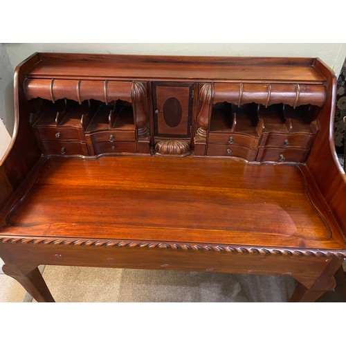 10A - Escritoire Bureau On Ball And Claw Feet. 103 x 61 x 108 cms