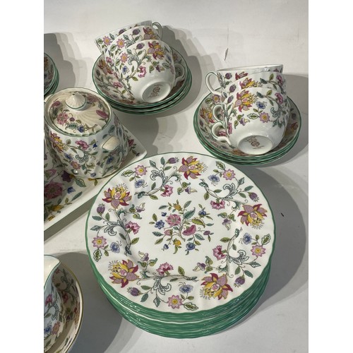 Large Collection of Minton 'Haddon Hall' Pattern Bone China Tea and