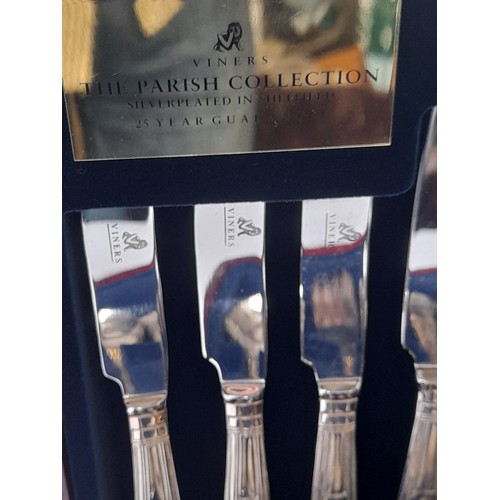 43 - Viners The Parish Collection 44 Piece canteen of cutlery
