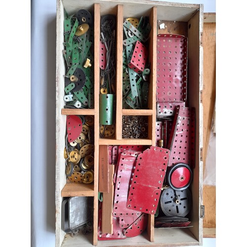 44 - Quantity of Vintage Meccano in Box with Intructions