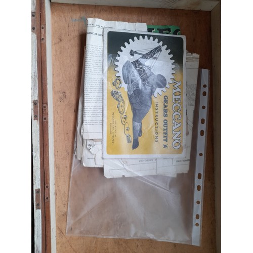 44 - Quantity of Vintage Meccano in Box with Intructions