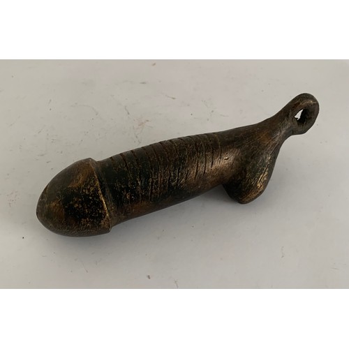 Sculpted Bronze Phallus 16 cms