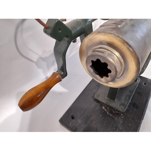 230 - Vintage Hand Crank Sausage Maker, 30cm high