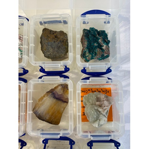 130 - Collection of Rocks, Gems, Crystals and Minerals Etc. 28cm x 22cm