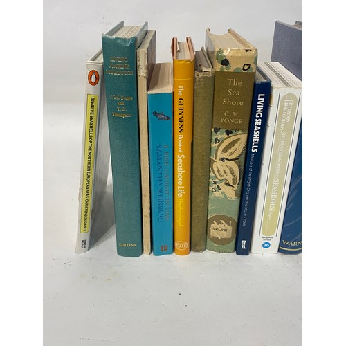 182 - Collection of Vintage Natural History Seashells, Seashore and Seaweed Books From a Private Collectio... 