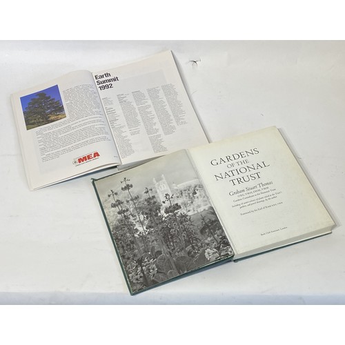 193 - Gardens of The National Trust by Graham Stuart Thomas Book Along With Earth Summit 1992 From a Priva... 