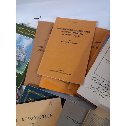 270 - Quantity of Books and leaflets on a wide range of subjects to include Butterflies, local History, et... 