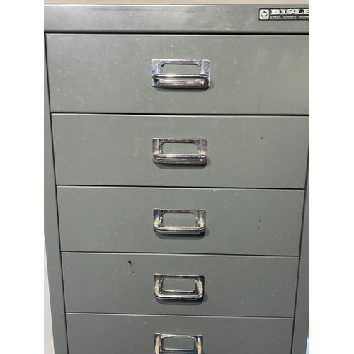 282 - Large Bisley Filing Cabinet / Specimen Cabinet Related to previous Lot Ie Drawers. 95cm x 46cm x 35c... 