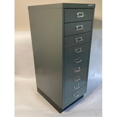 282 - Large Bisley Filing Cabinet / Specimen Cabinet Related to previous Lot Ie Drawers. 95cm x 46cm x 35c... 