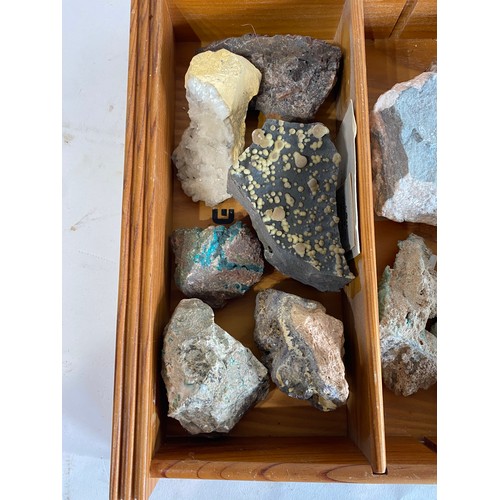 296 - Tray of Rock and Mineral Specimens  Etc.