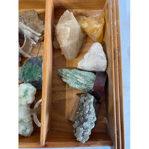 296 - Tray of Rock and Mineral Specimens  Etc.