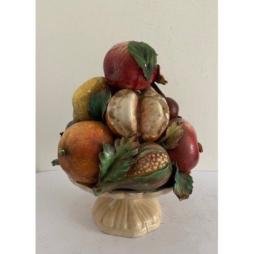 101 - Similar To Previous Lot
Vintage Italian Majolica Faience Art Fruit Form Centrepiece
18 cms diameter ... 