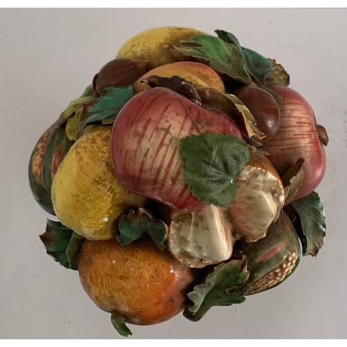 101 - Similar To Previous Lot
Vintage Italian Majolica Faience Art Fruit Form Centrepiece
18 cms diameter ... 