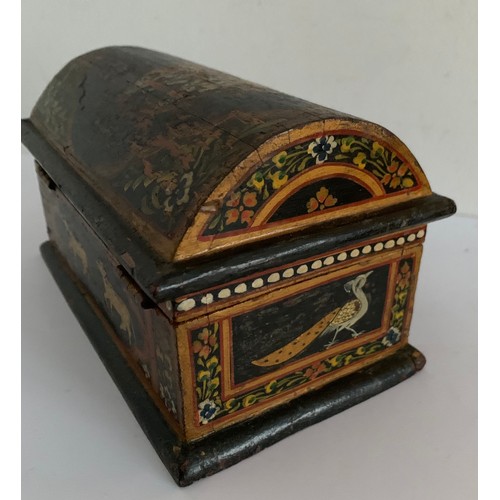 102 - Antique Indian Dome Top Mughal Trinket Trunk
18 x 10 x 10.5 cms h