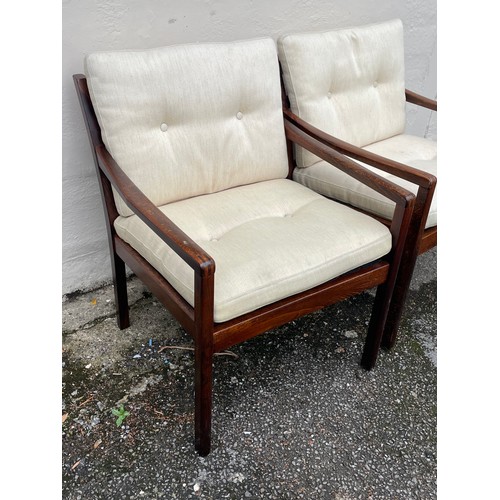 20 - Pair Of Mid Century Danish Lounge Chairs