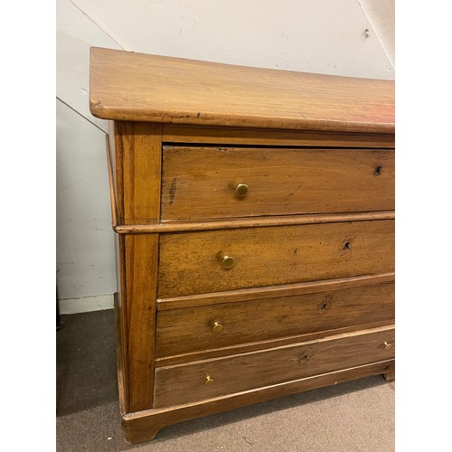 21 - Continental Chest Of Four Drawers. 117 x 51 x 106 cms